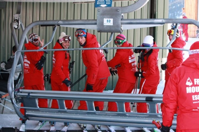  Aufstieg zum höchsten Teil der Piste 